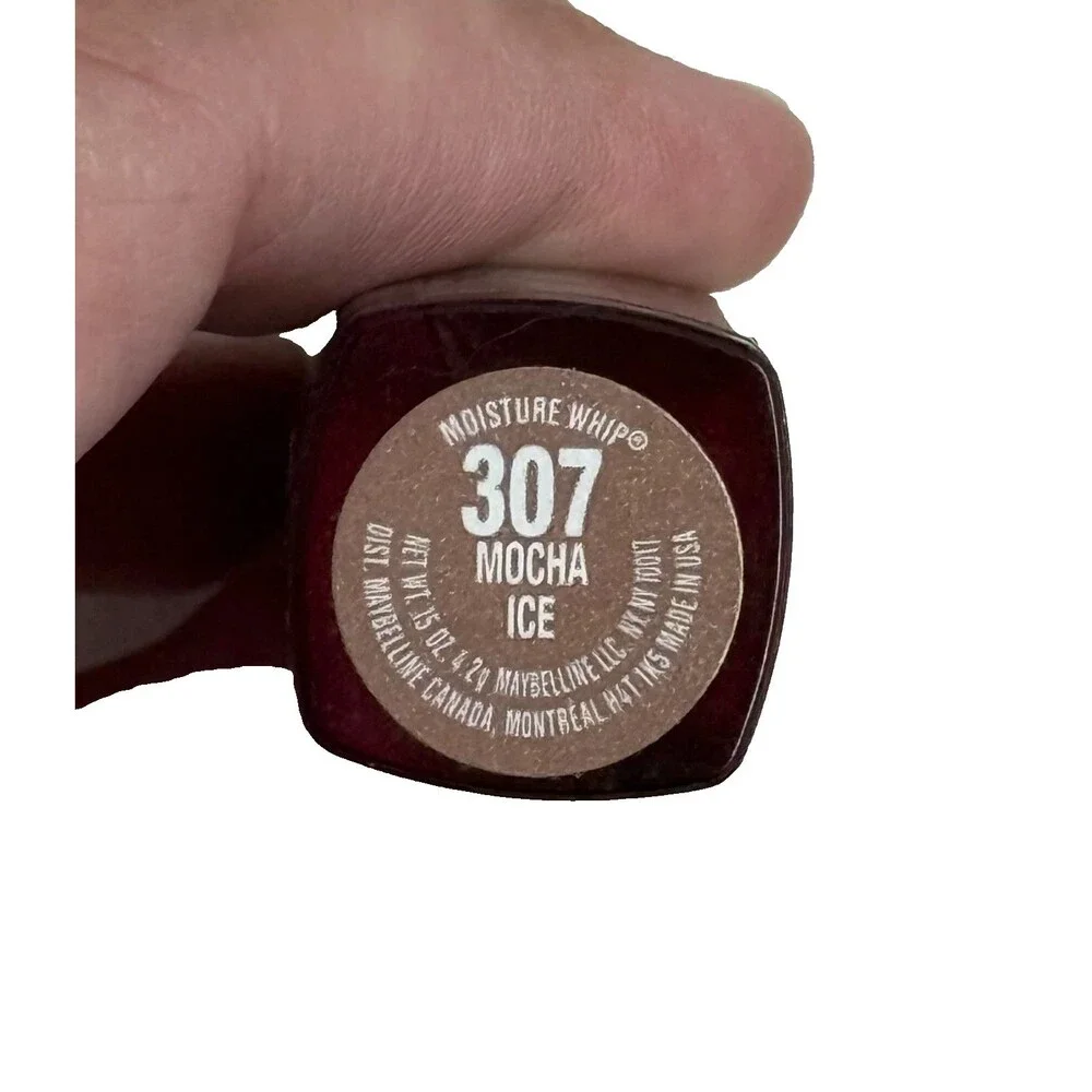 Maybelline Moisture Whip Lipstick #307 Mocha Ice Factory Sealed